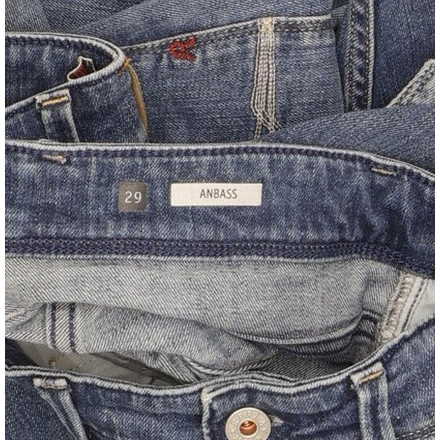 Replay Anbass Men Blue Skinny Slim Stretch Jeans W29 L33