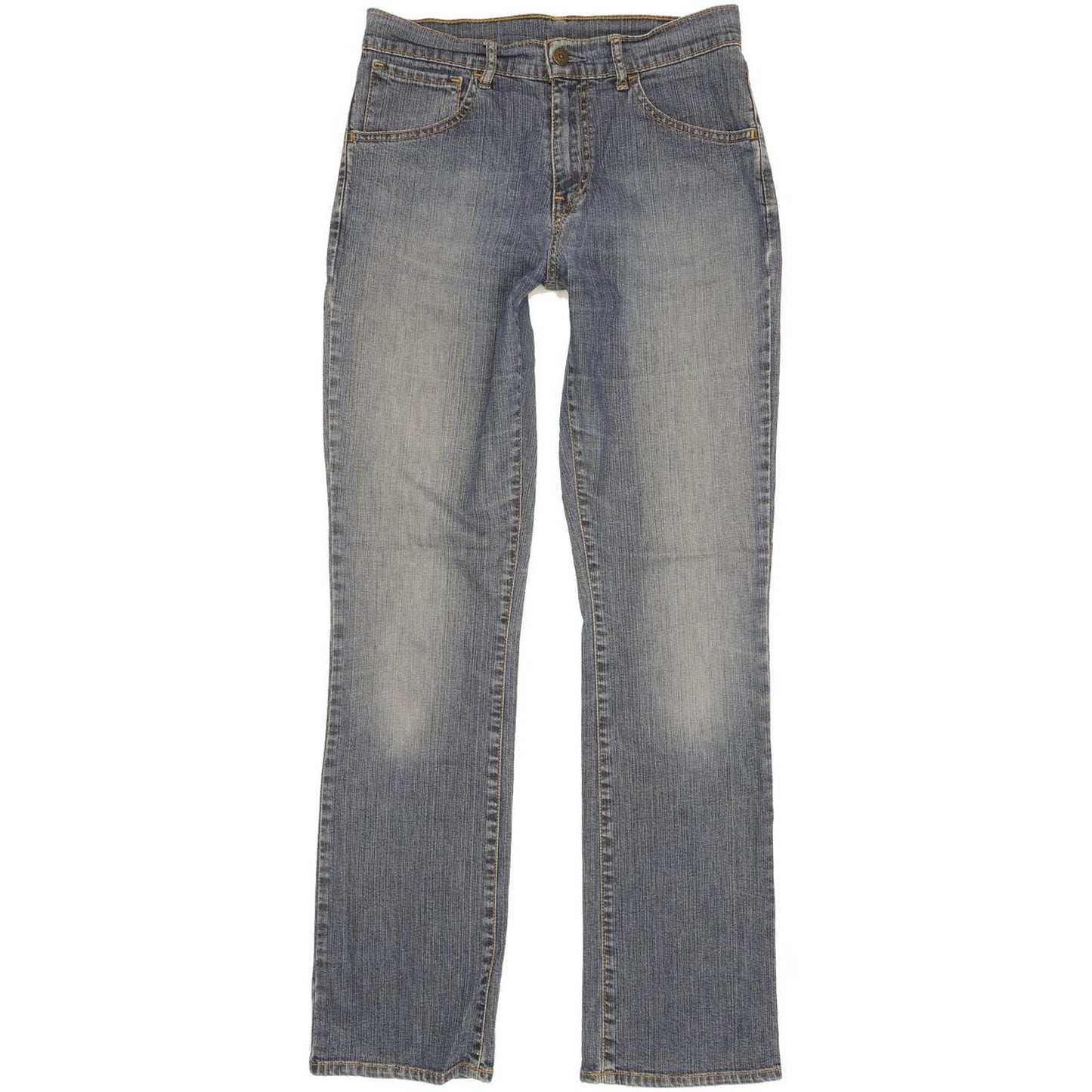 Levi's 595 Women Blue Straight Regular Stretch Jeans W28 L32