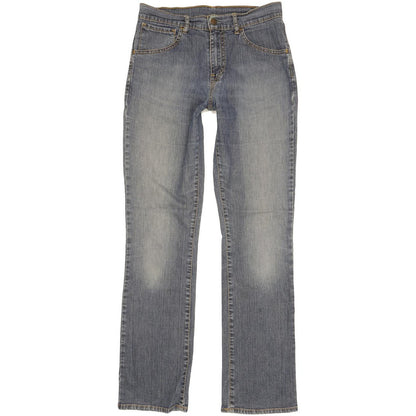 Levi's 595 Women Blue Straight Regular Stretch Jeans W28 L32
