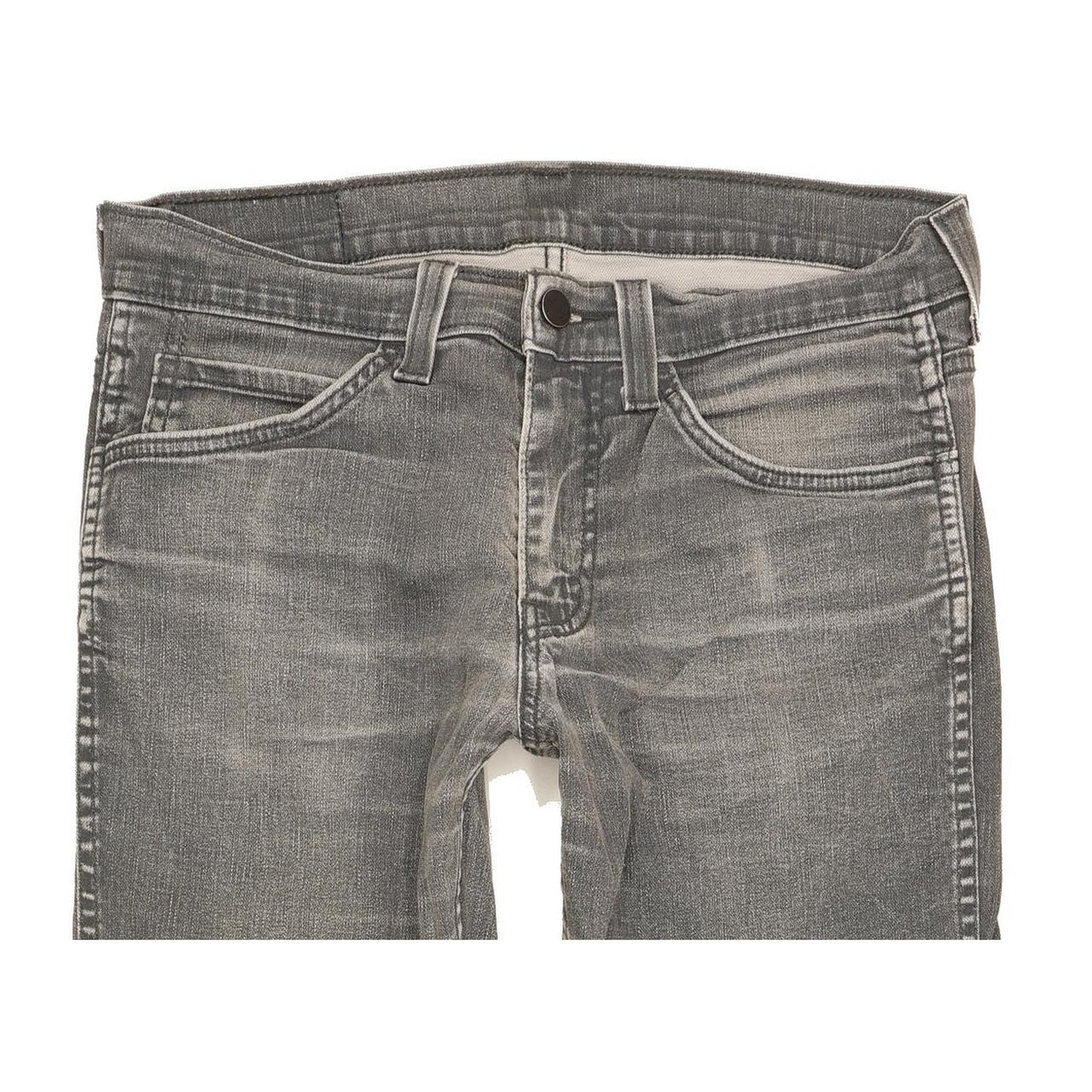 Levi's 511 Men Grey Straight Slim Stretch Jeans W31 L29