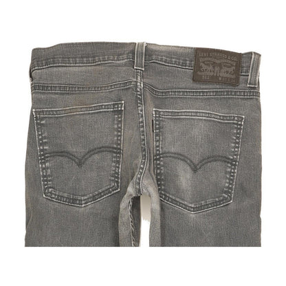Levi's 511 Men Grey Straight Slim Stretch Jeans W31 L29