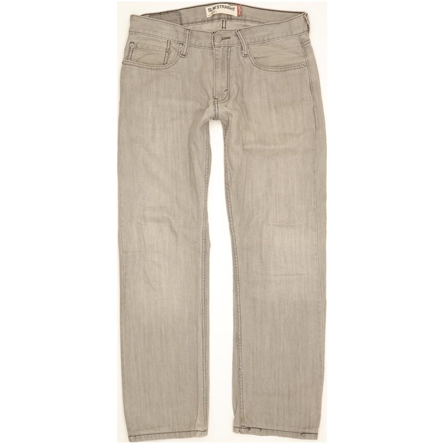 Levi's 514 Men Grey Straight Slim Jeans W31 L30