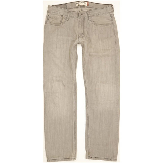 Levi's 514 Men Grey Straight Slim Jeans W31 L30
