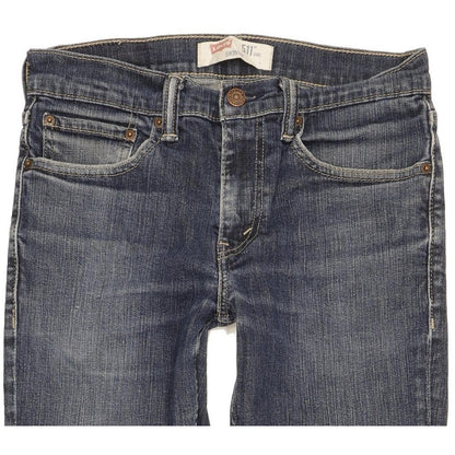 Levi's 511 Men Blue Straight Slim Stretch Jeans W31 L29