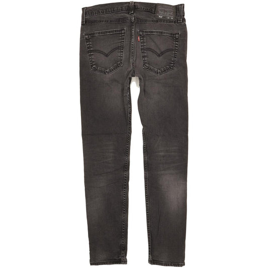 Levi's 512 Men Black Tapered Slim Stretch Jeans W33 L31