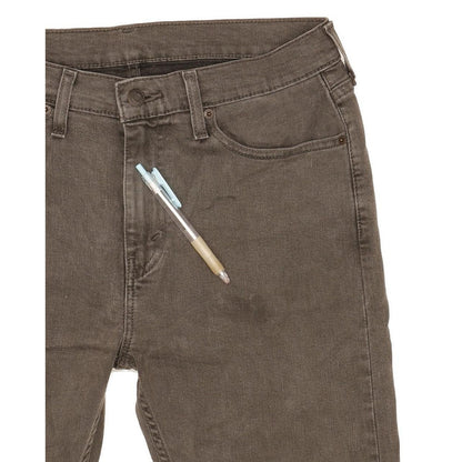 Levi's 510 Men Charcoal Skinny Slim Stretch Jeans W32 L31