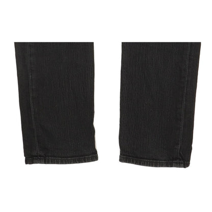 Levi's Men Black Straight Slim Stretch Jeans W34 L31