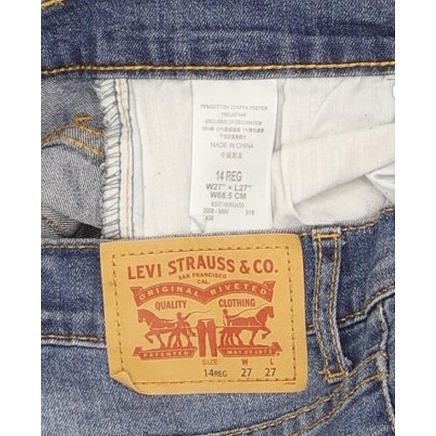 Levi's 510 Women Blue Skinny Slim Stretch Jeans W27 L27