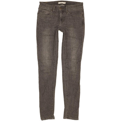 Levi's 711 Women Charcoal Skinny Slim Stretch Jeans W27 L32