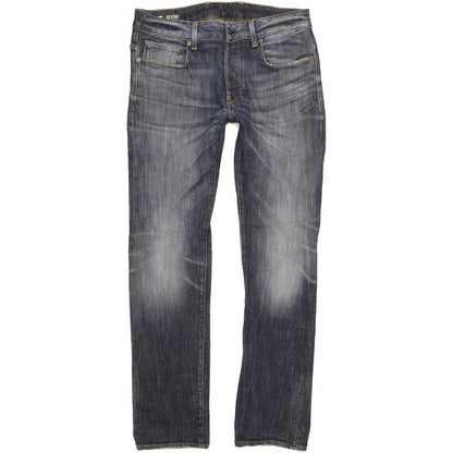G-Star Revend Men Blue Straight Regular Stretch Jeans W33 L32