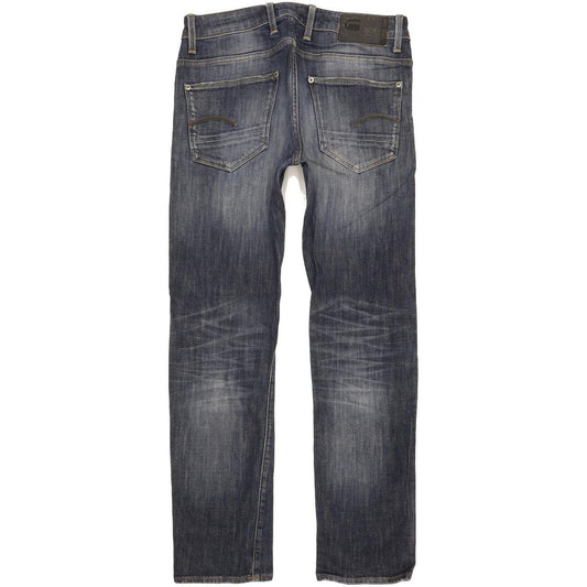 G-Star Revend Men Blue Straight Regular Stretch Jeans W33 L32