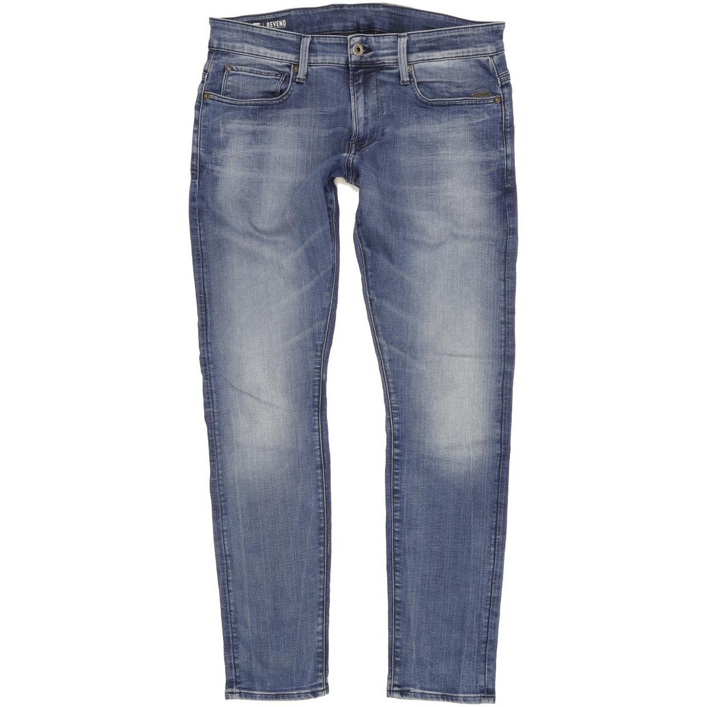G-Star Revend Men Blue Skinny Slim Jeans W32 L32