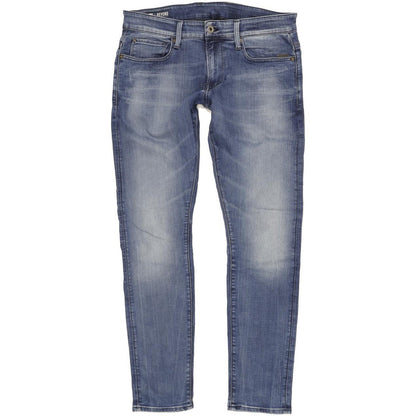 G-Star Revend Men Blue Skinny Slim Jeans W32 L32