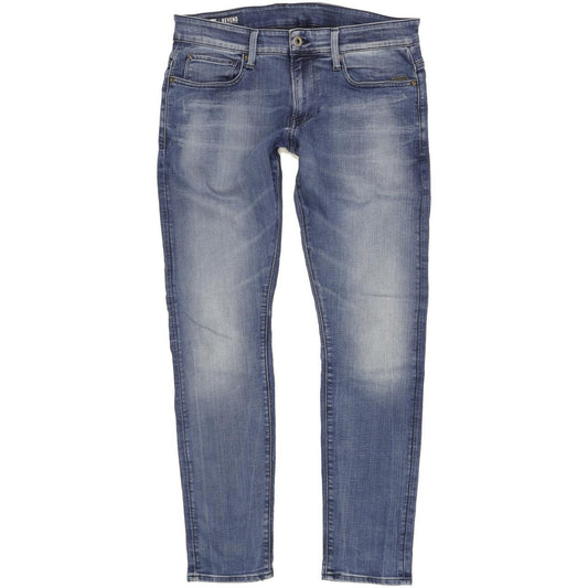 G-Star Revend Men Blue Skinny Slim Jeans W32 L32