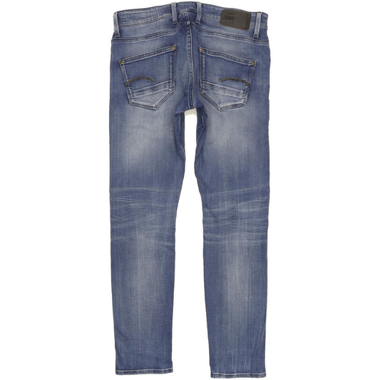 G-Star Revend Men Blue Skinny Slim Jeans W32 L32