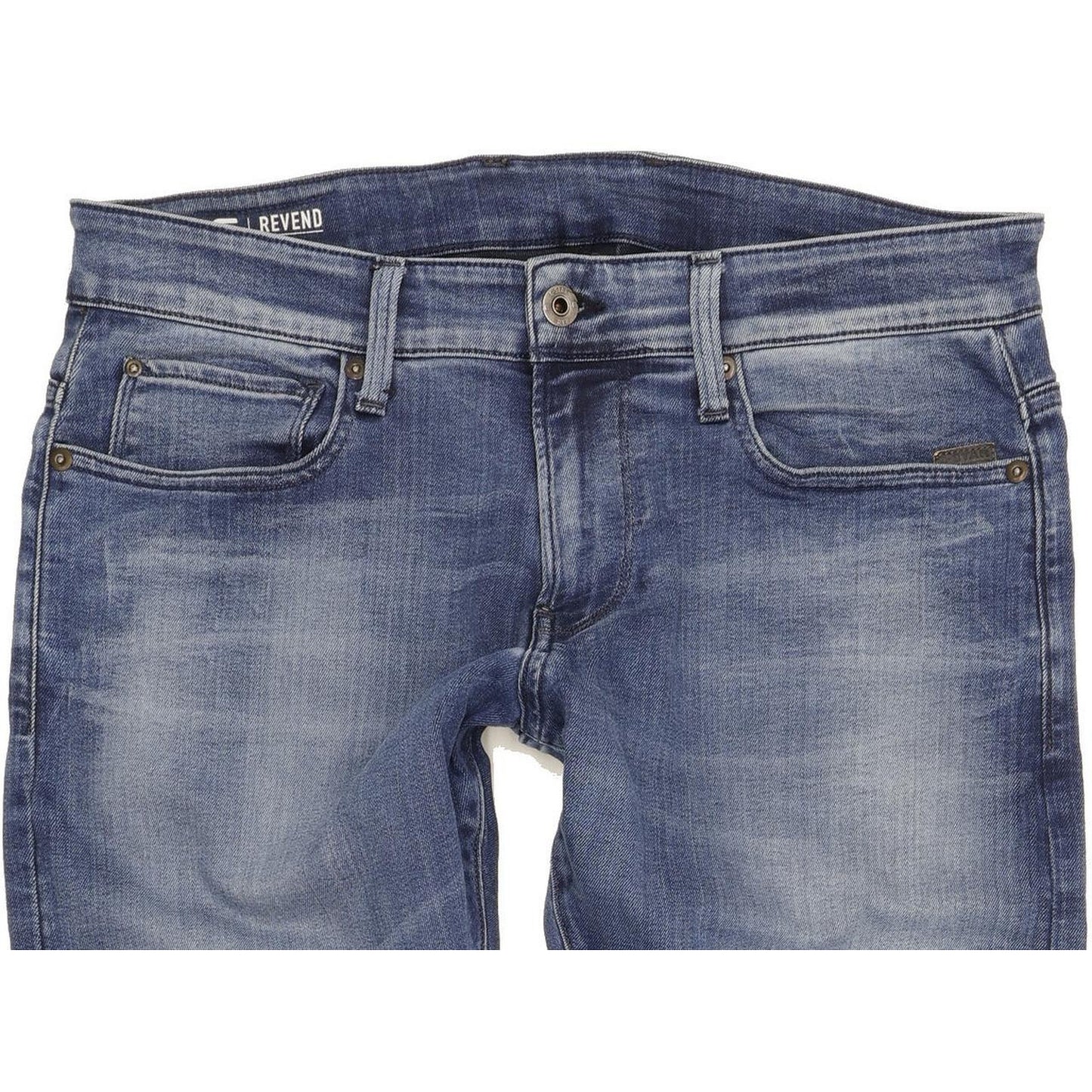 G-Star Revend Men Blue Skinny Slim Jeans W32 L32