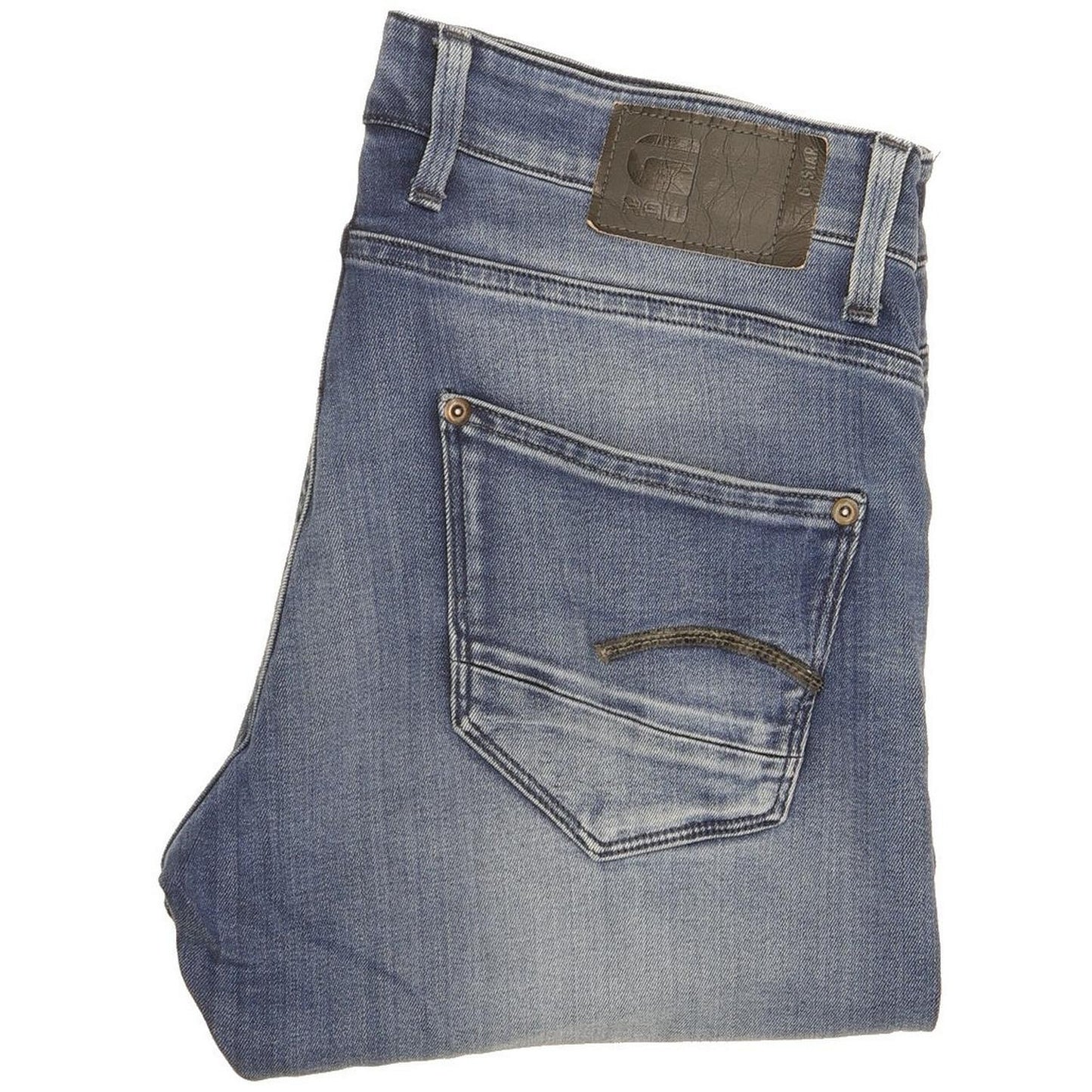 G-Star Revend Men Blue Skinny Slim Jeans W32 L32
