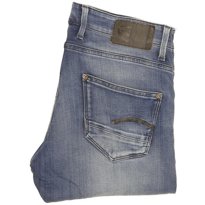 G-Star Revend Men Blue Skinny Slim Jeans W32 L32