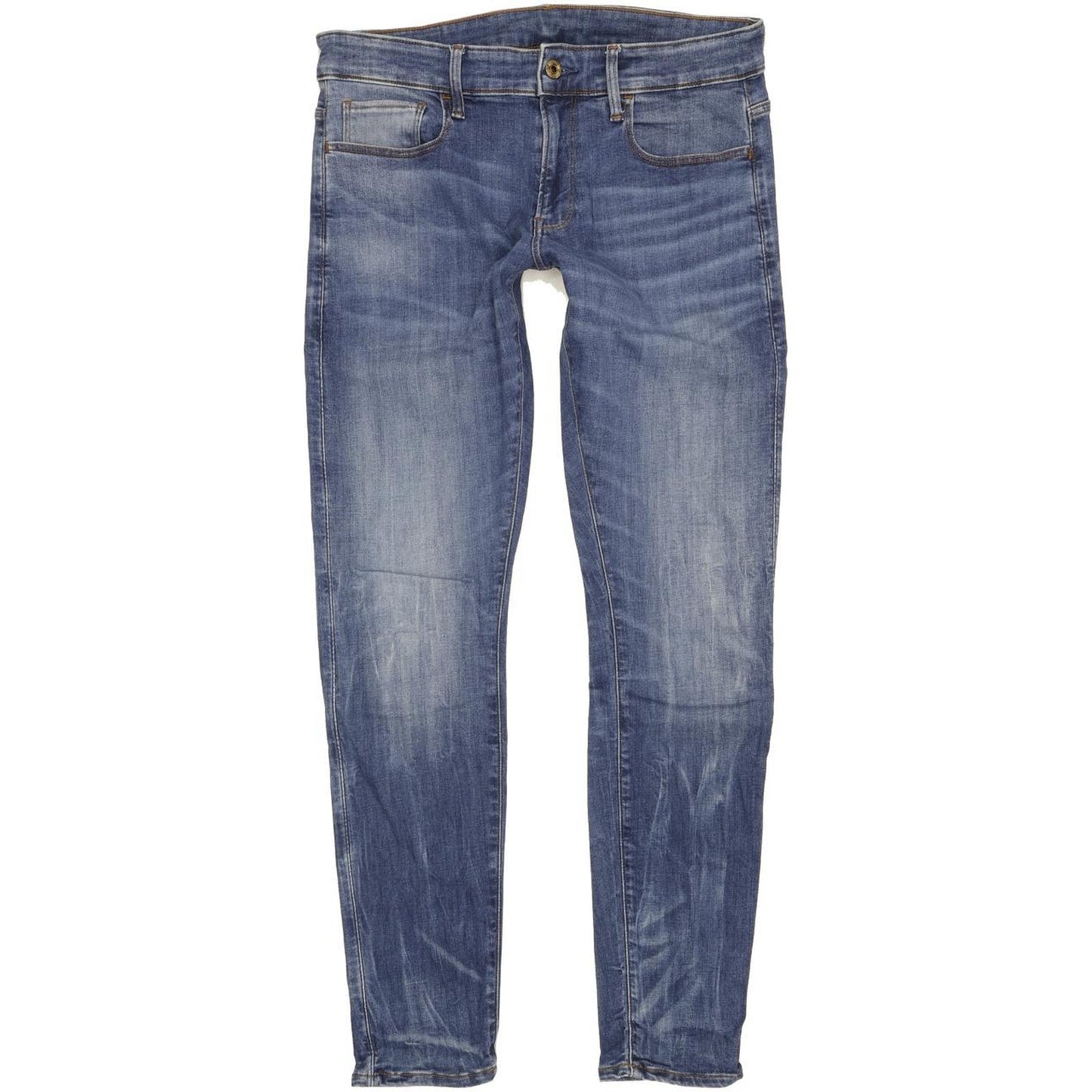 G-Star Men Blue Skinny Slim Jeans W32 L32