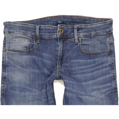 G-Star Men Blue Skinny Slim Jeans W32 L32