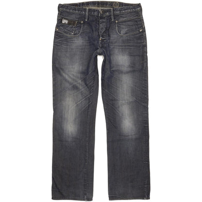 G-Star Men Blue Straight Slim Jeans W32 L31