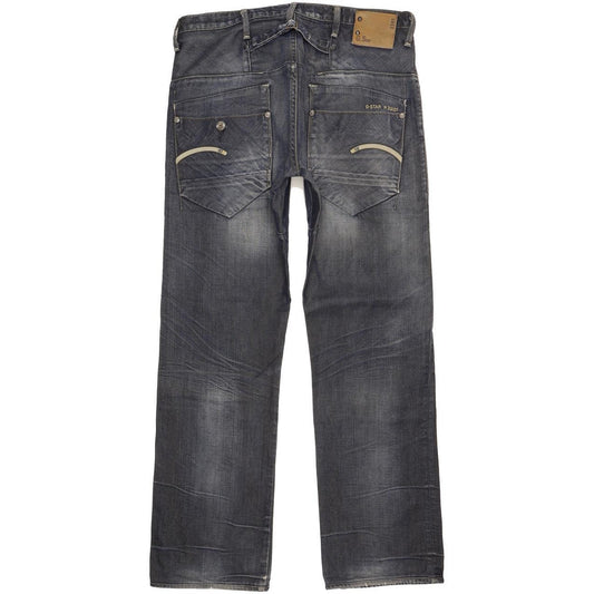 G-Star Men Blue Straight Slim Jeans W32 L31