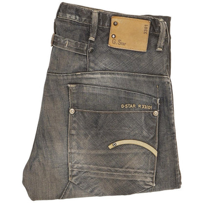 G-Star Men Blue Straight Slim Jeans W32 L31