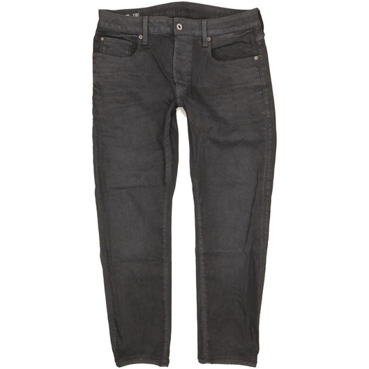 G-Star 3301 Men Grey Straight Slim Stretch Jeans W33 L28