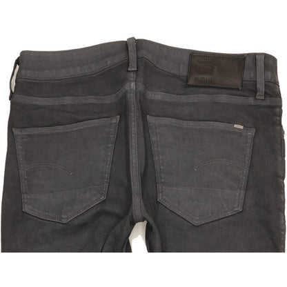 G-Star 3301 Men Grey Straight Slim Stretch Jeans W33 L28