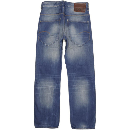 G-Star New Radar Men Blue Straight Loose Jeans W30 L32