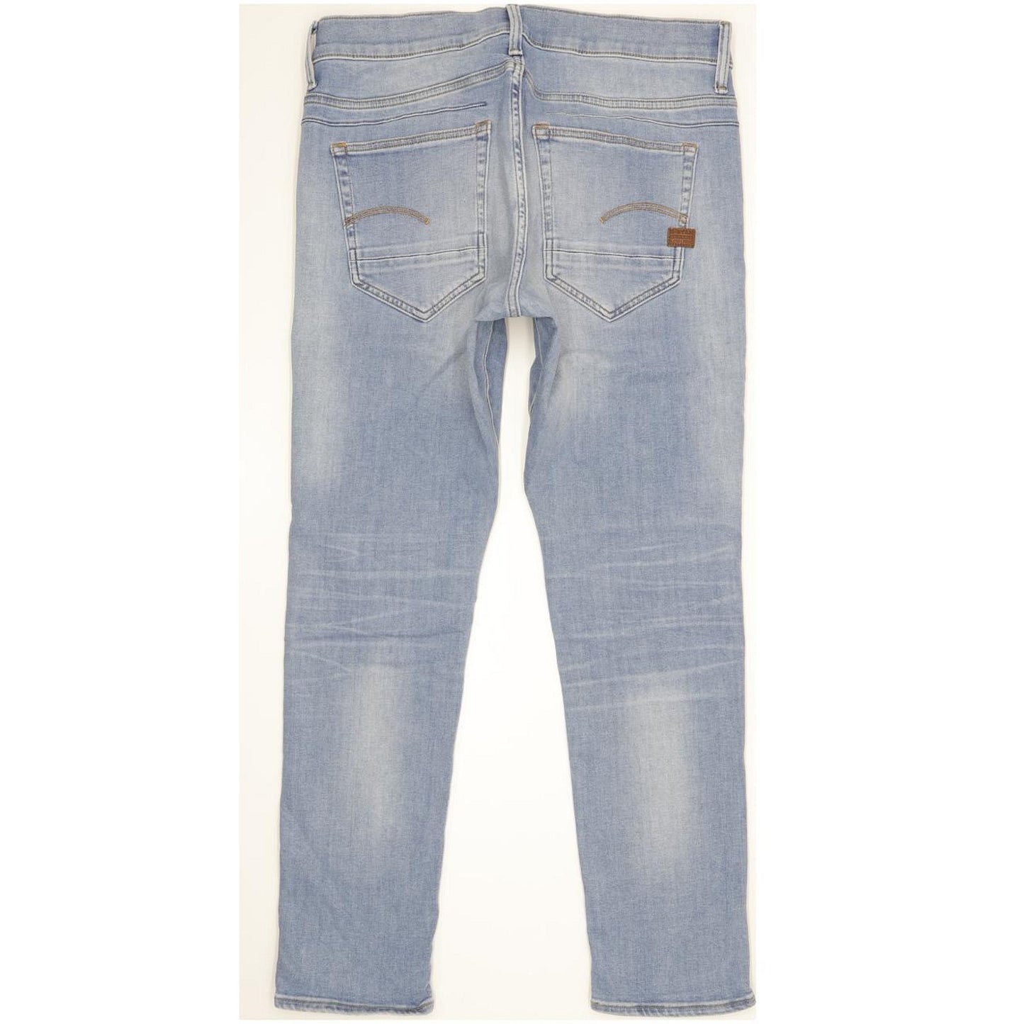G-Star D-Staq Men Blue Straight Slim Stretch Jeans W31 L30