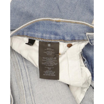 G-Star D-Staq Men Blue Straight Slim Stretch Jeans W31 L30