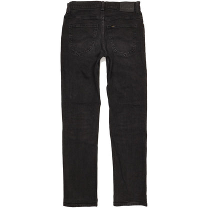 Lee Brooklyn Men Black Straight Regular Stretch Jeans W30 L32