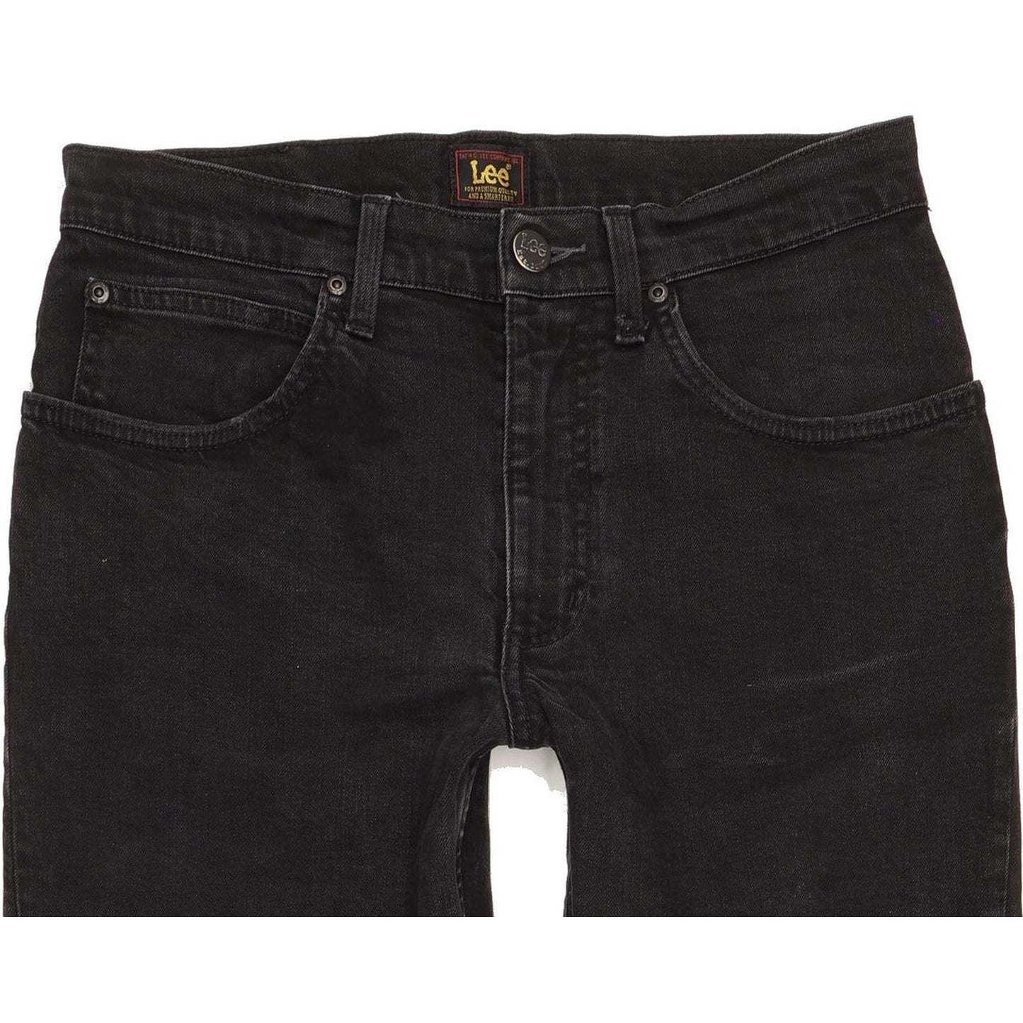 Lee Brooklyn Men Black Straight Regular Stretch Jeans W30 L32