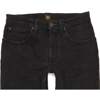 Lee Brooklyn Men Black Straight Regular Stretch Jeans W30 L32