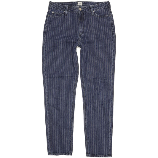 Lee Blue Straight Regular Mom Jeans High Waisted W31 L30
