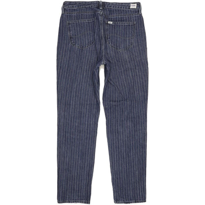 Lee Blue Straight Regular Mom Jeans High Waisted W31 L30