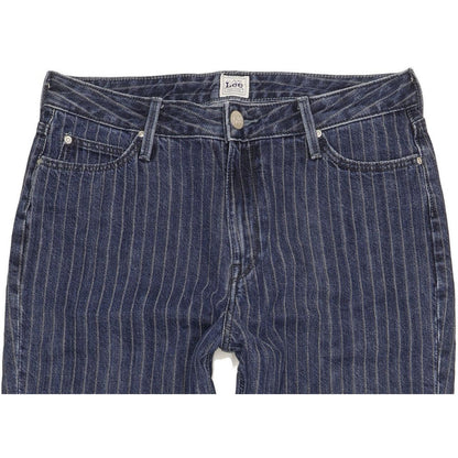 Lee Blue Straight Regular Mom Jeans High Waisted W31 L30