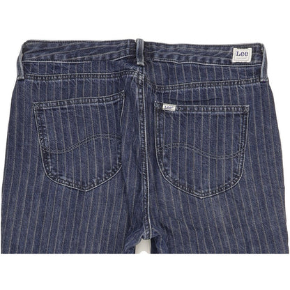 Lee Blue Straight Regular Mom Jeans High Waisted W31 L30