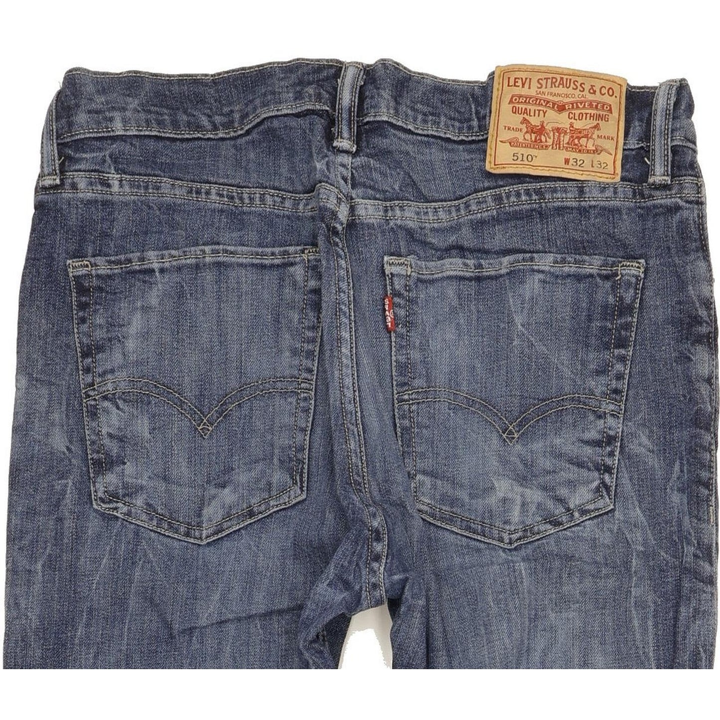 Levi's 510 Men Blue Skinny Slim Stretch Jeans W32 L32