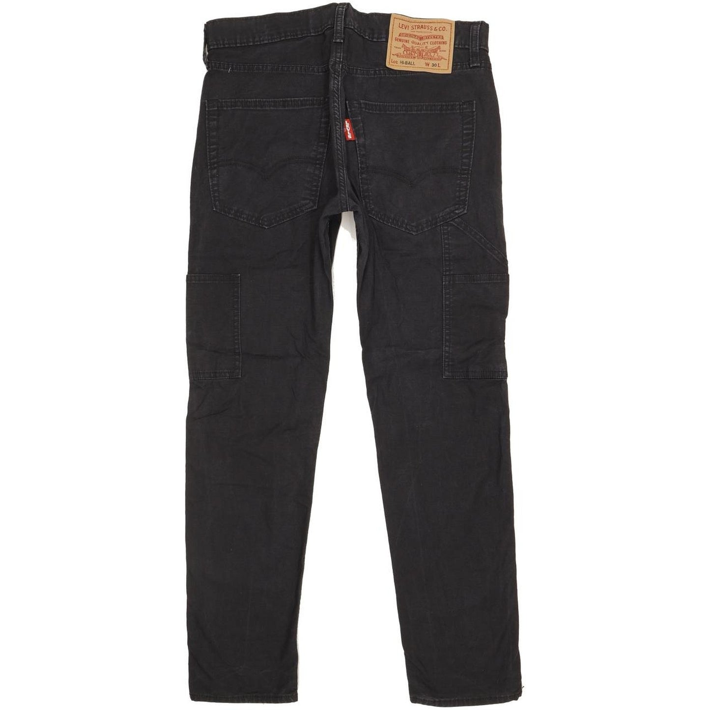 Levi's Hi-Ball Men Black Tapered Slim Stretch Jeans W30 L29