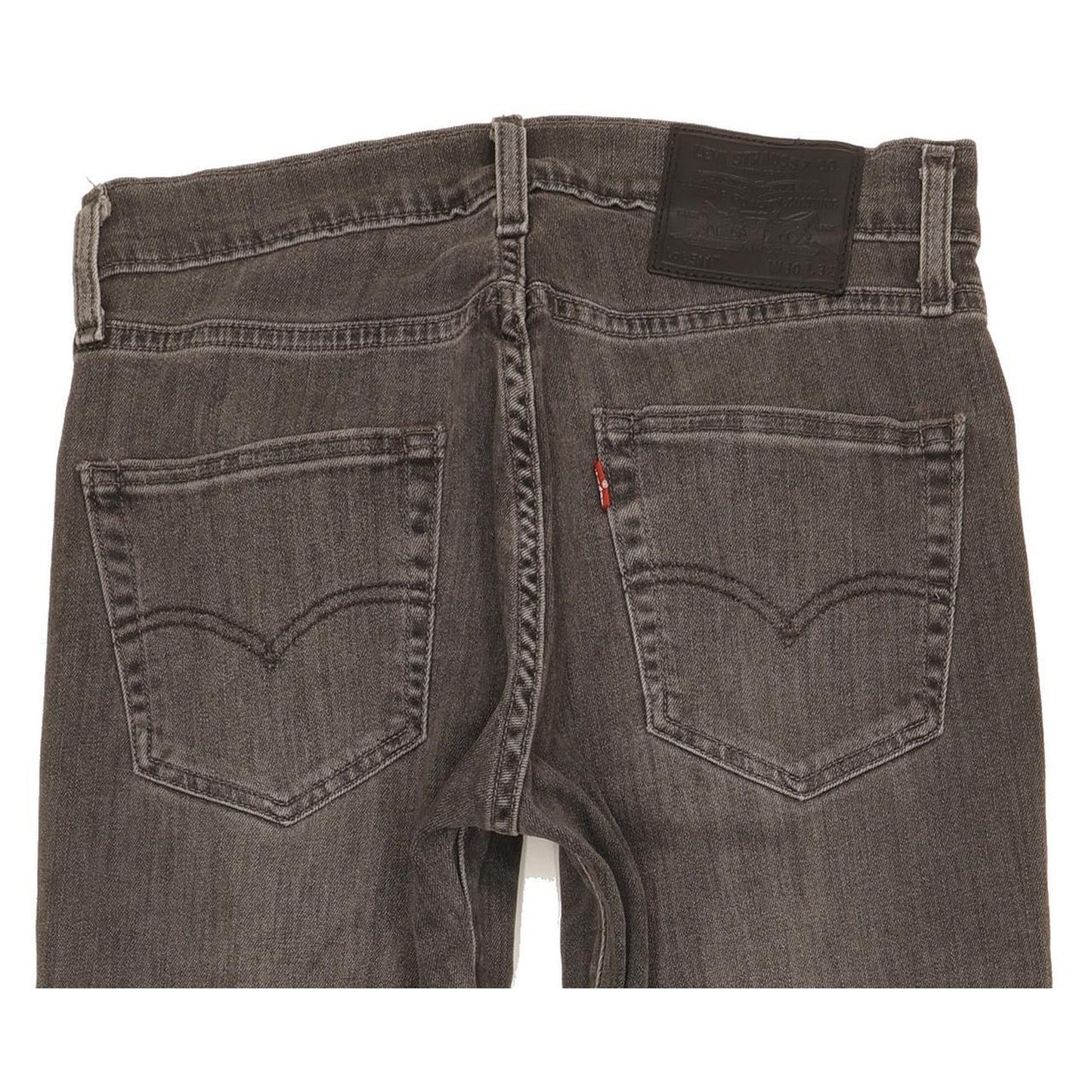Levi's 511 Men Grey Straight Slim Stretch Jeans W30 L32