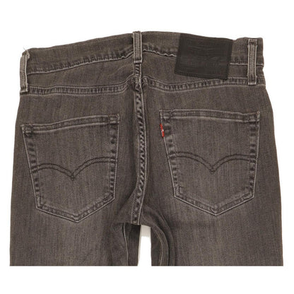 Levi's 511 Men Grey Straight Slim Stretch Jeans W30 L32