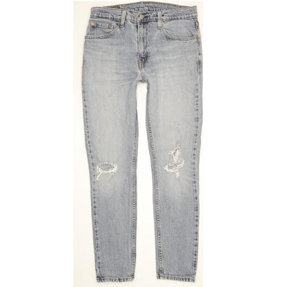 Levi's 512 Men Blue Tapered Slim Stretch Jeans W33 L31