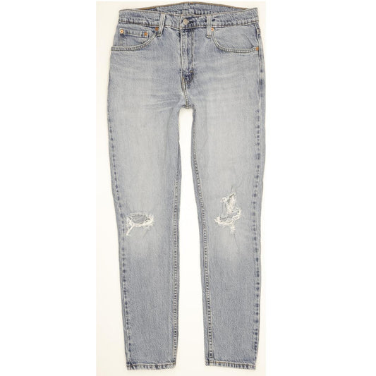 Levi's 512 Men Blue Tapered Slim Stretch Jeans W33 L31