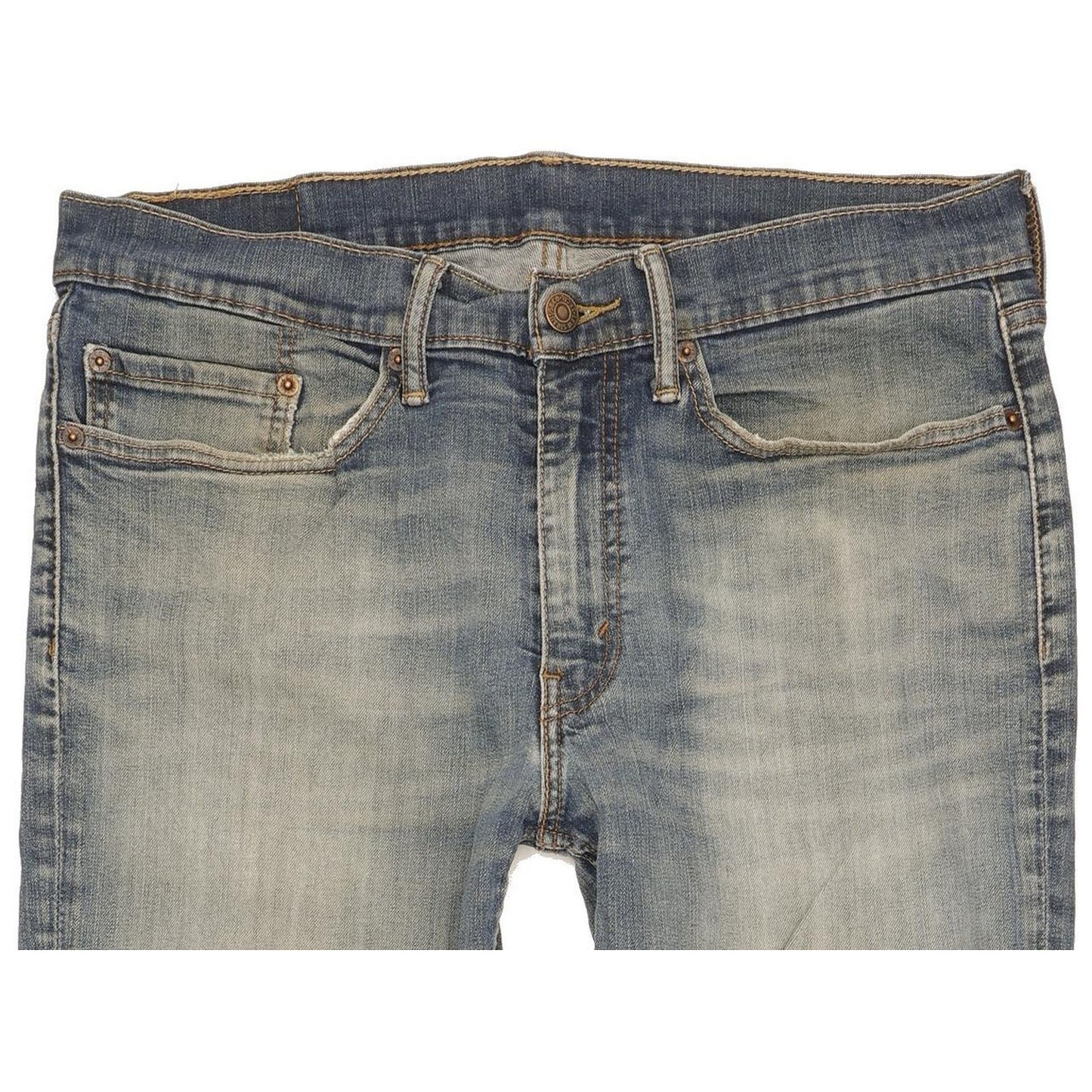 Levi's 514 Men Blue Straight Slim Stretch Jeans W34 L29
