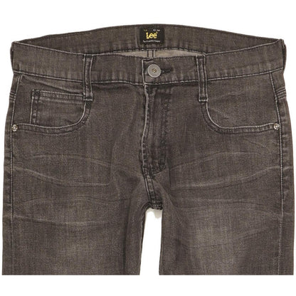Lee Ramone Women Grey Tapered Slim Stretch Jeans W32 L30