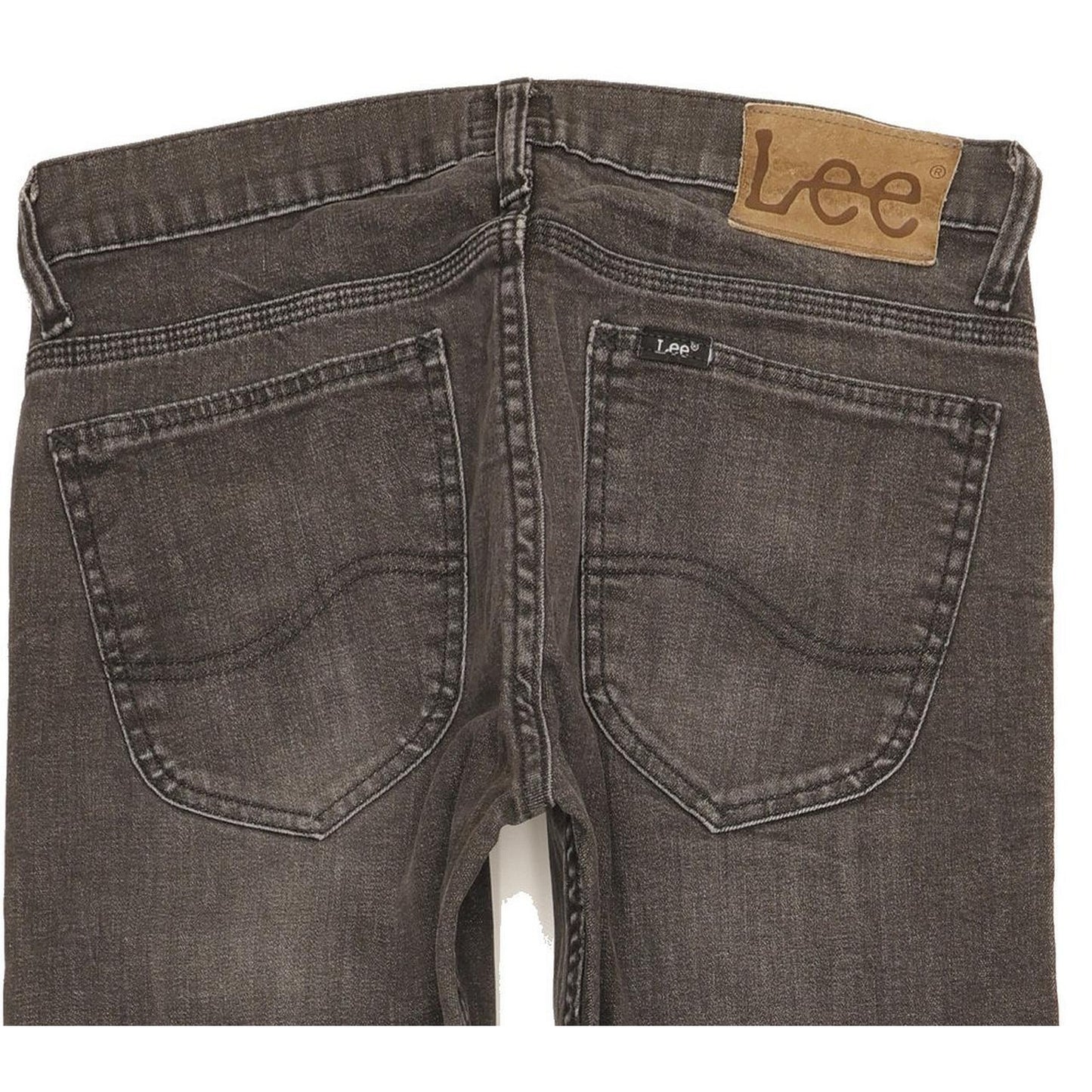 Lee Ramone Women Grey Tapered Slim Stretch Jeans W32 L30