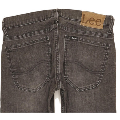 Lee Ramone Women Grey Tapered Slim Stretch Jeans W32 L30