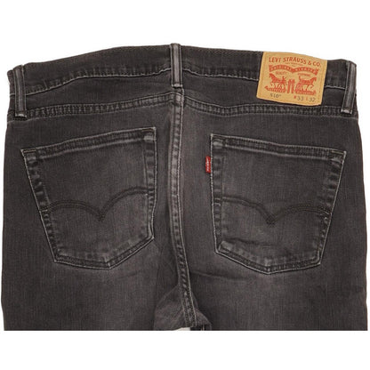 Levi's 510 Black Skinny Slim Stretch Jeans High Waisted W33 L31